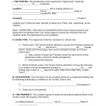 Free Florida Standard Residential Lease Agreement Template - Word | Pdf within Yearly Rental Agreement Template