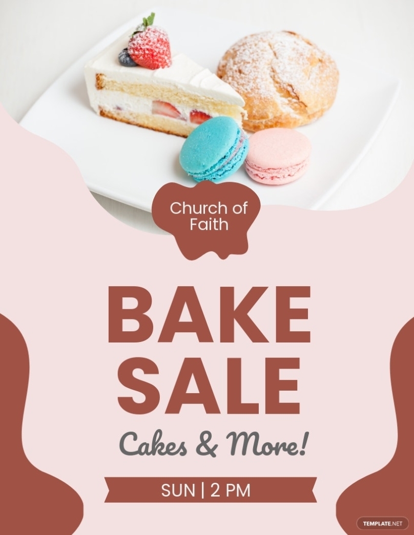 Free Free Church Bake Sale Flyer Template - Google Docs, Illustrator In Bake Sale Flyer Free Template