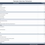 Free Interview Schedule Templates | Allyo with regard to Interview Agenda Template