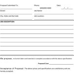 Free Job Proposal Template - Doc | 31Kb | 1 Page(S) for Employment Proposal Template