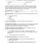 Free Marital Settlement (Divorce) Agreement | Sample - Pdf | Word - Eforms inside Settlement Agreement Letter Template