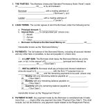 Free Montana Unsecured Promissory Note Template - Word | Pdf | Eforms intended for Promisory Note Template