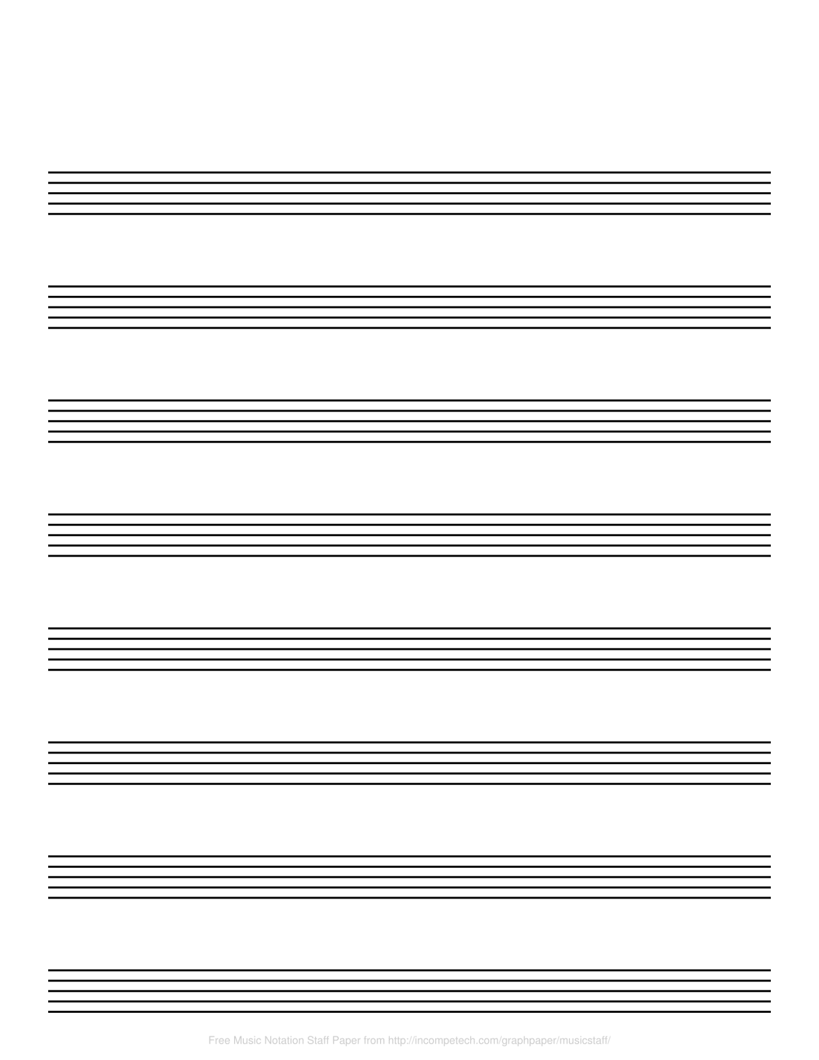 Free Online Graph Paper / Music Notation - Free Printable Music Staff Inside Music Notes Paper Template
