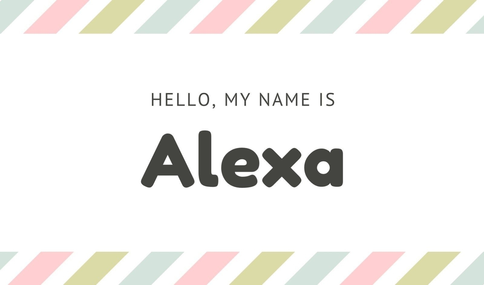 Free Online Name Tags Maker: Design A Custom Name Tag - Canva within Free Name Label Templates