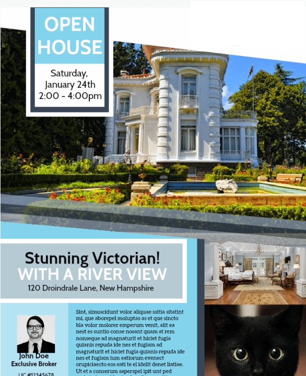 Free Open House Flyer Templates - Download &amp; Customize for Free Open House Flyer Template