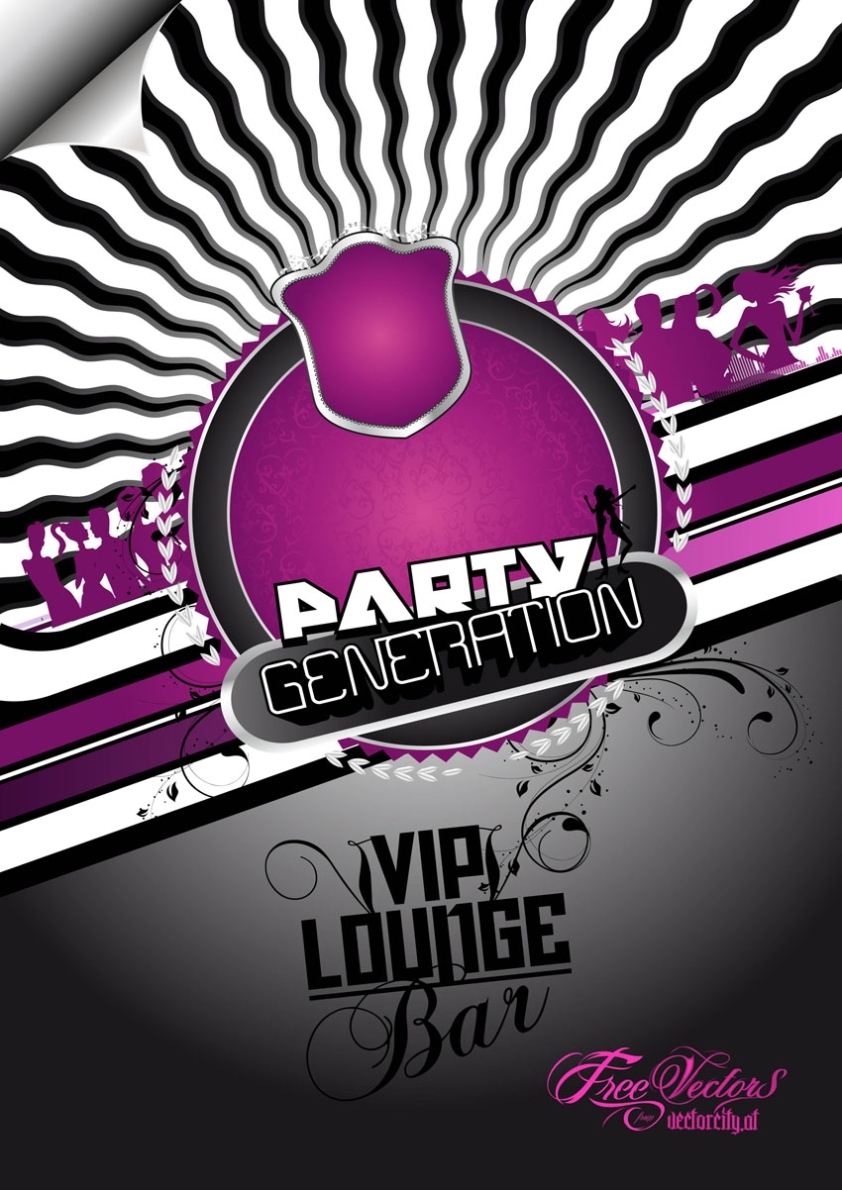 Free Party Flyer Background Vector Art & Graphics | Freevector Regarding Background Templates For Flyers