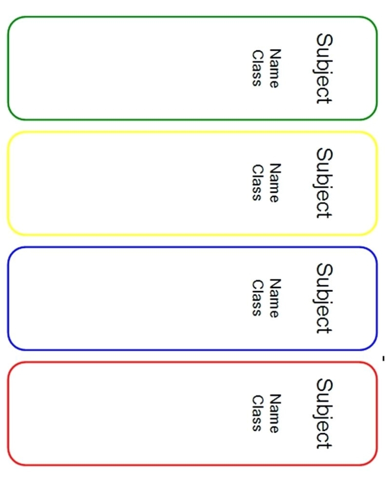 Free Printable Binder Spine Labels - Monthly Binder Spine Labels By In Binder Labels Template