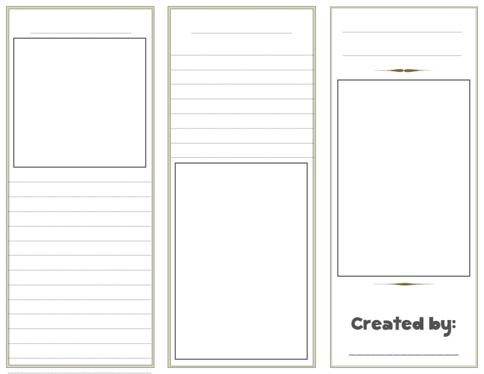 Free Printable Blank Brochure Templates - Printable Templates Throughout Blank Flyer Templates Free