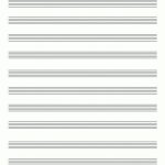 Free Printable Blank Music Staff Paper - Free Printable regarding Music Notes Paper Template