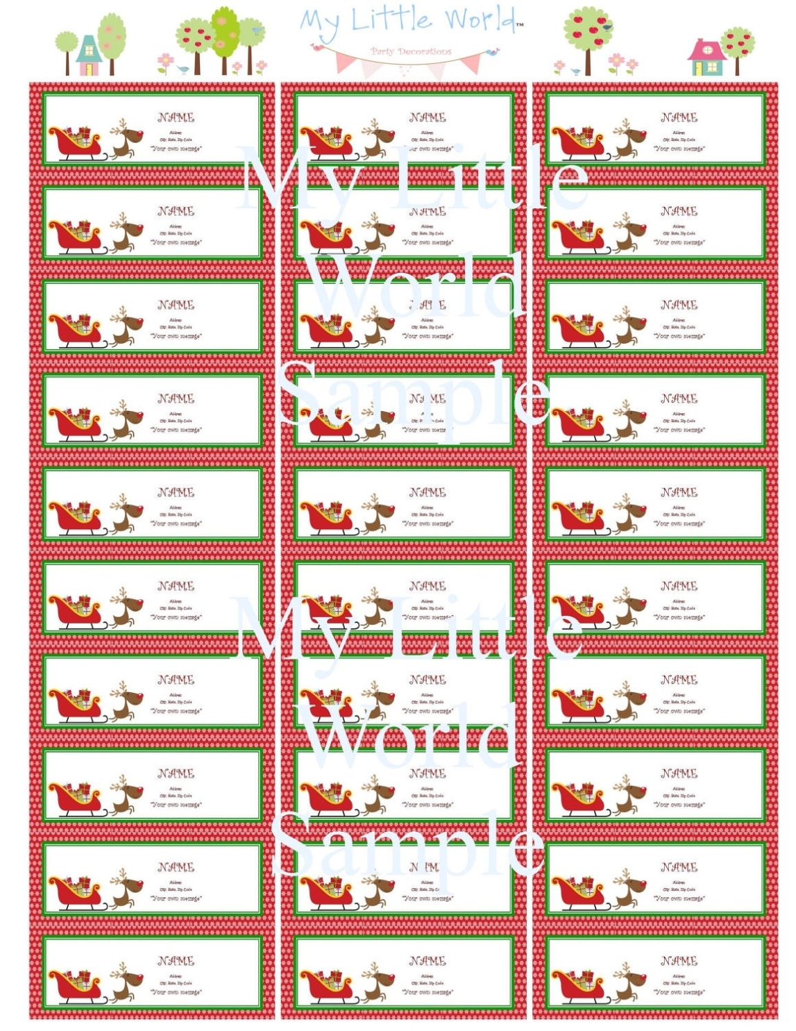 Free Printable Christmas Address Labels Avery 5160 - Free Printable A To Z Intended For Mailing Label Template Free