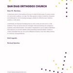Free Printable Letterhead For Churches : Free Sample Church Letterheads in Church Letterhead Templates