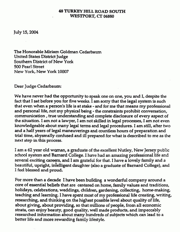 Free Printable Recommendation Letter To A Judge Before Sentencing Within Letter To Judge Template