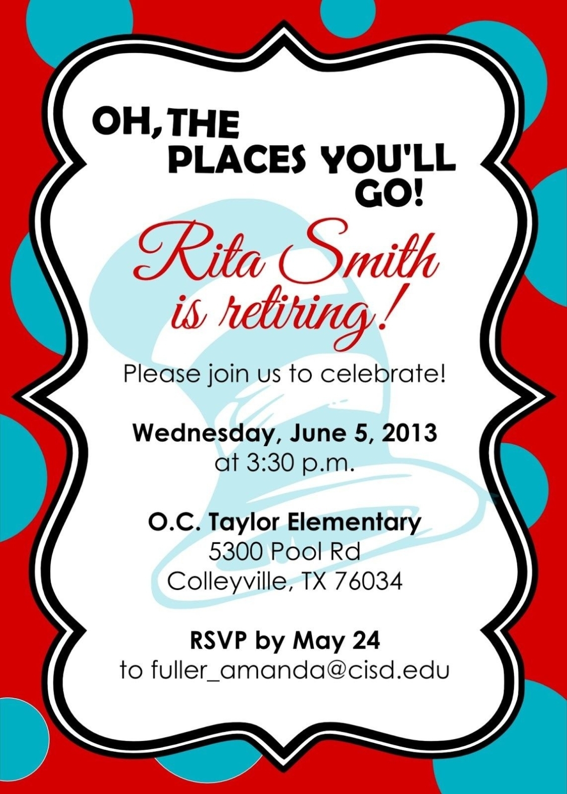 Free Printable Retirement Party Flyers - Free Printable for Retirement Flyer Template Free