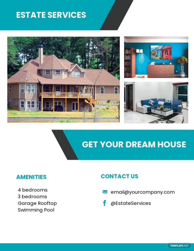 Free Real Estate Flyer Template | Template Inside Free Real Estate Flyer Templates Download