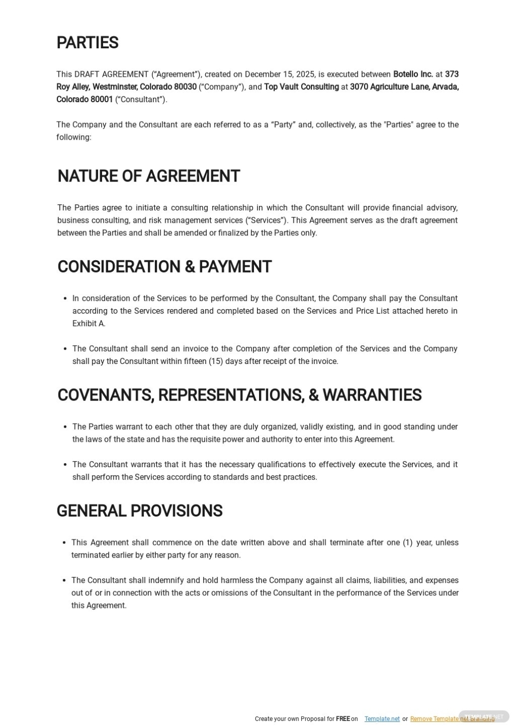 Free Simple Draft Agreement Template - Google Docs, Word, Apple Pages With Music Equipment Rental Agreement Template