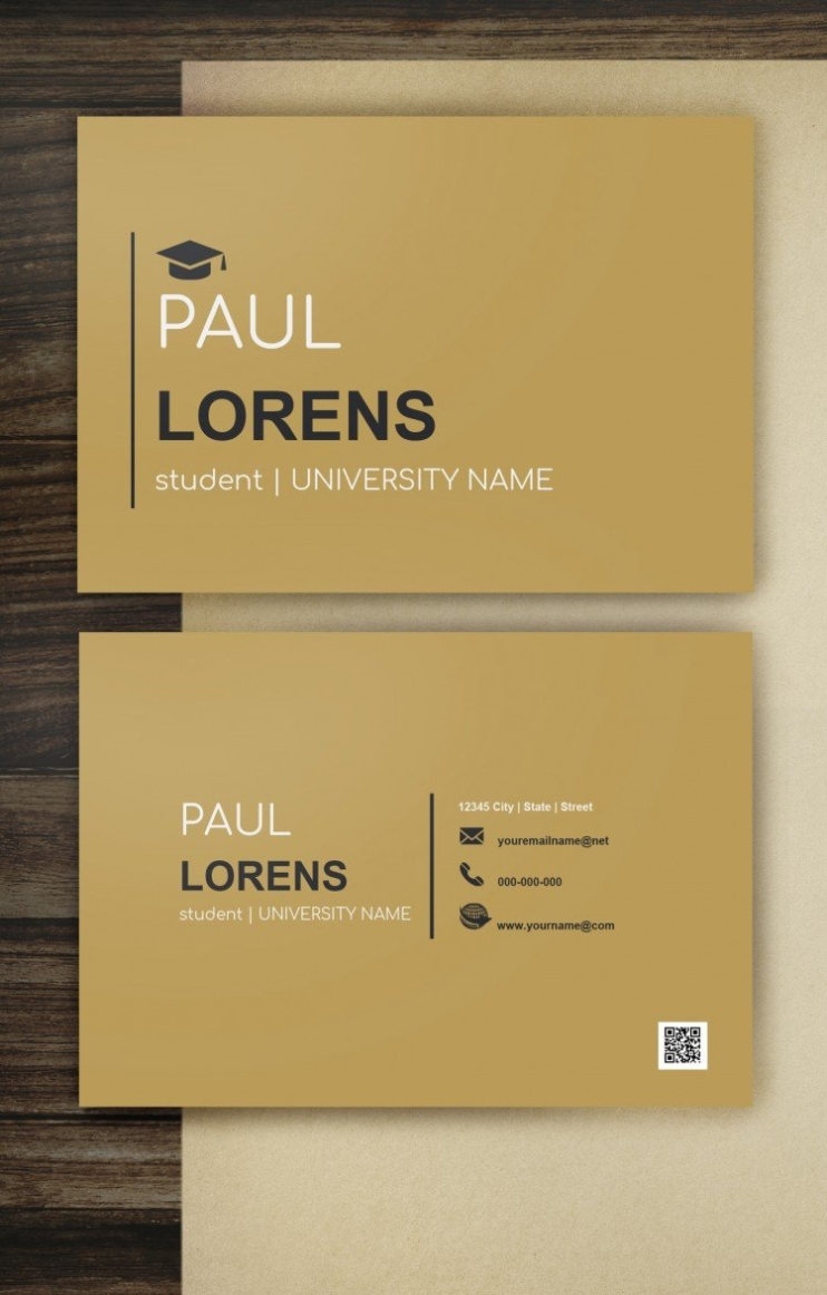 Free Student Business Card Template In Google Docs For Google Search Business Card Template