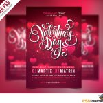 Free Valentines Party Flyer Psd Template | Psdfreebies inside Valentines Day Flyer Template Free