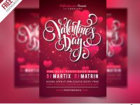 Free Valentines Party Flyer Psd Template | Psdfreebies inside Valentines Day Flyer Template Free