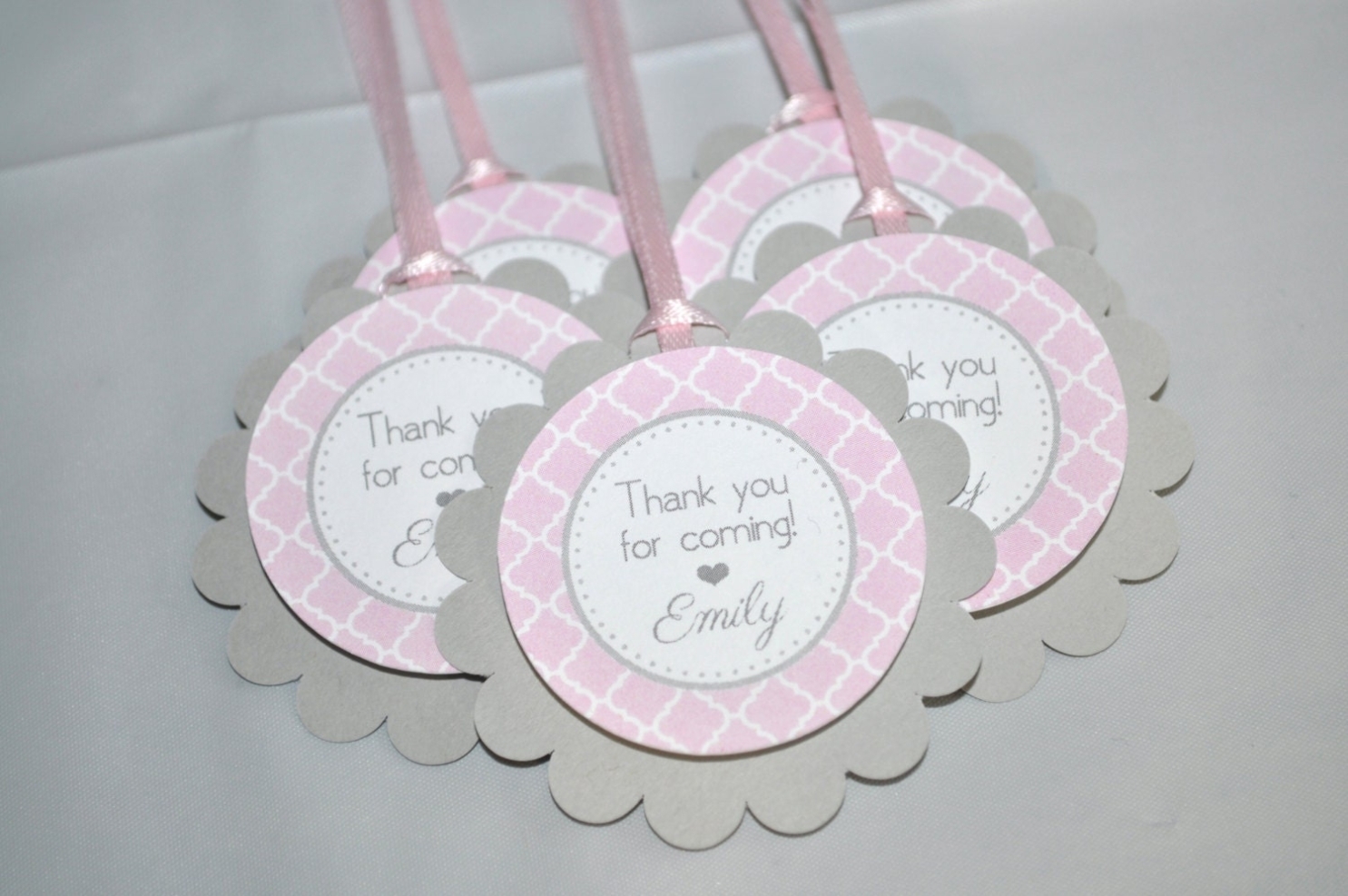 Girls Baby Shower Favor Tags It'S A Girl Favors Pink Regarding Baby Shower Label Template For Favors