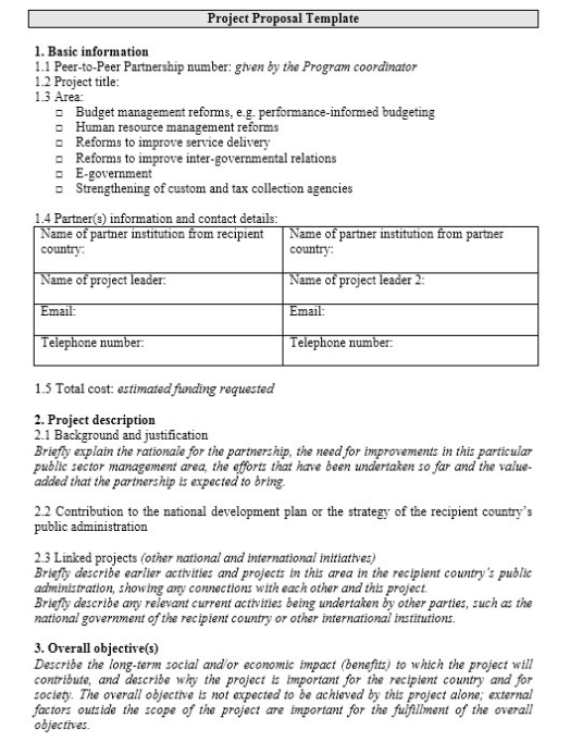 Government Proposal Template Why Is Government Proposal Template Regarding Policy Proposal Template