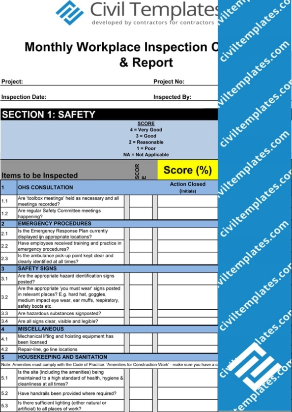 Health And Safety - Civil Engineering Templates With Dangerous Goods Note Template Word