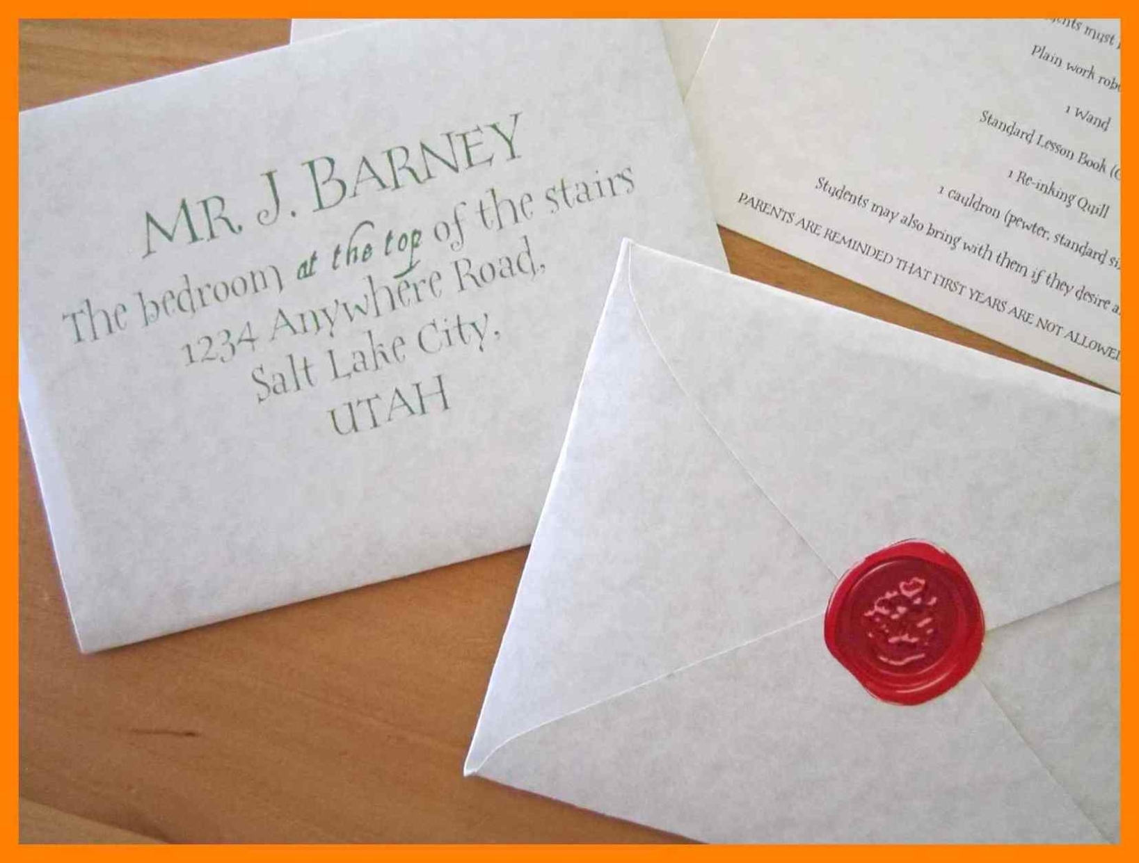 Hogwarts Acceptance Letter Envelope Template Printable Examples for Harry Potter Acceptance Letter Template