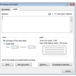 How To Create Mailing Labels In Word in Creating Label Templates In Word