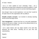 Internship Cover Letter Template - Format, Sample &amp; Example with regard to Internship Cover Letter Template