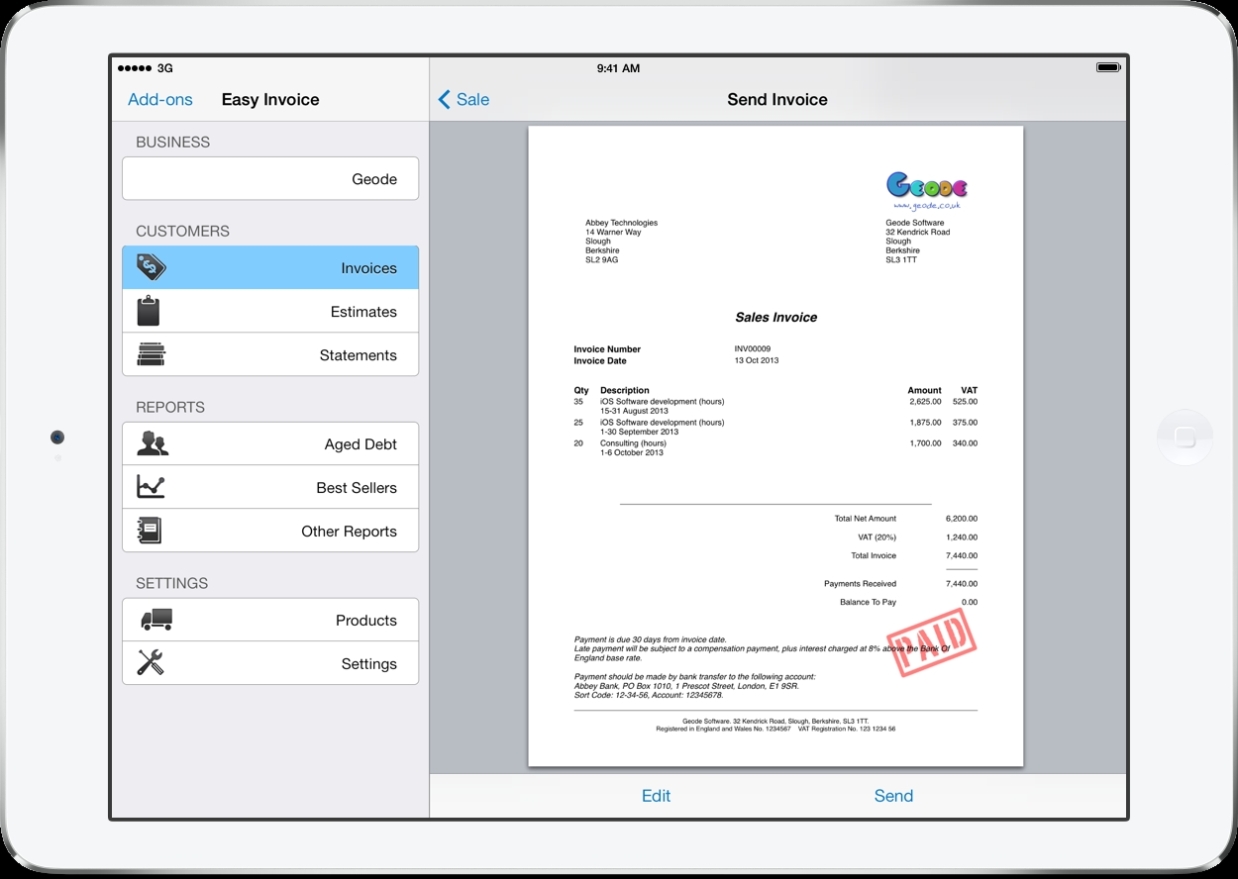 Invoice Generator App * Invoice Template Ideas with regard to Free Invoice Template For Iphone