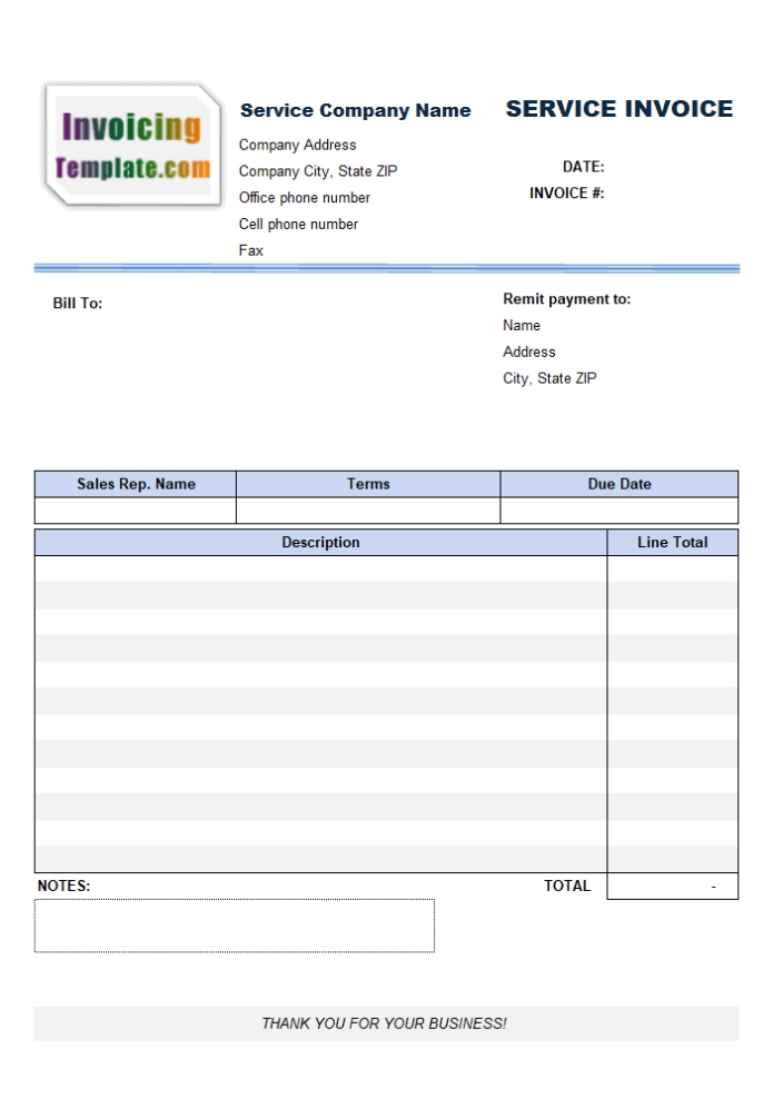 Invoice Template With Payment Terms In Excel 2013 Invoice Template