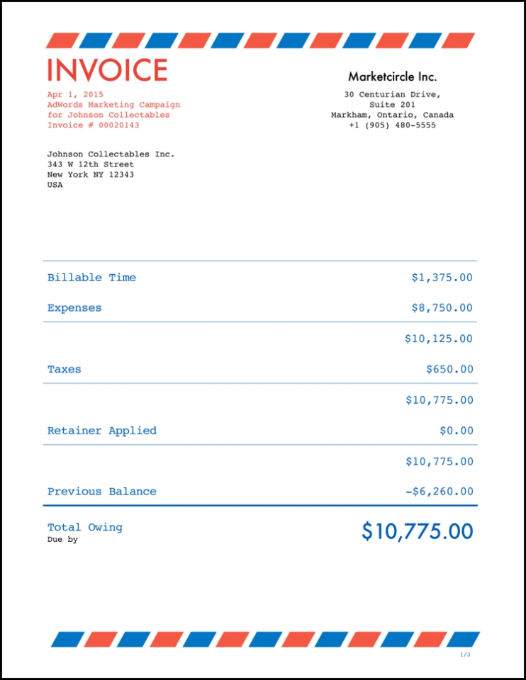 Invoicing On Your Mac, Iphone & Ipad - Marketcircle Pertaining To Ipad Invoice Template
