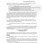 Irrevocable Trust California Forms - Fill Online, Printable, Fillable within Risk Sharing Agreement Template