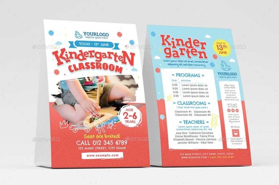 Kindergarten Flyer Template By Brandpacks | Graphicriver Pertaining To Kindergarten Flyer Template