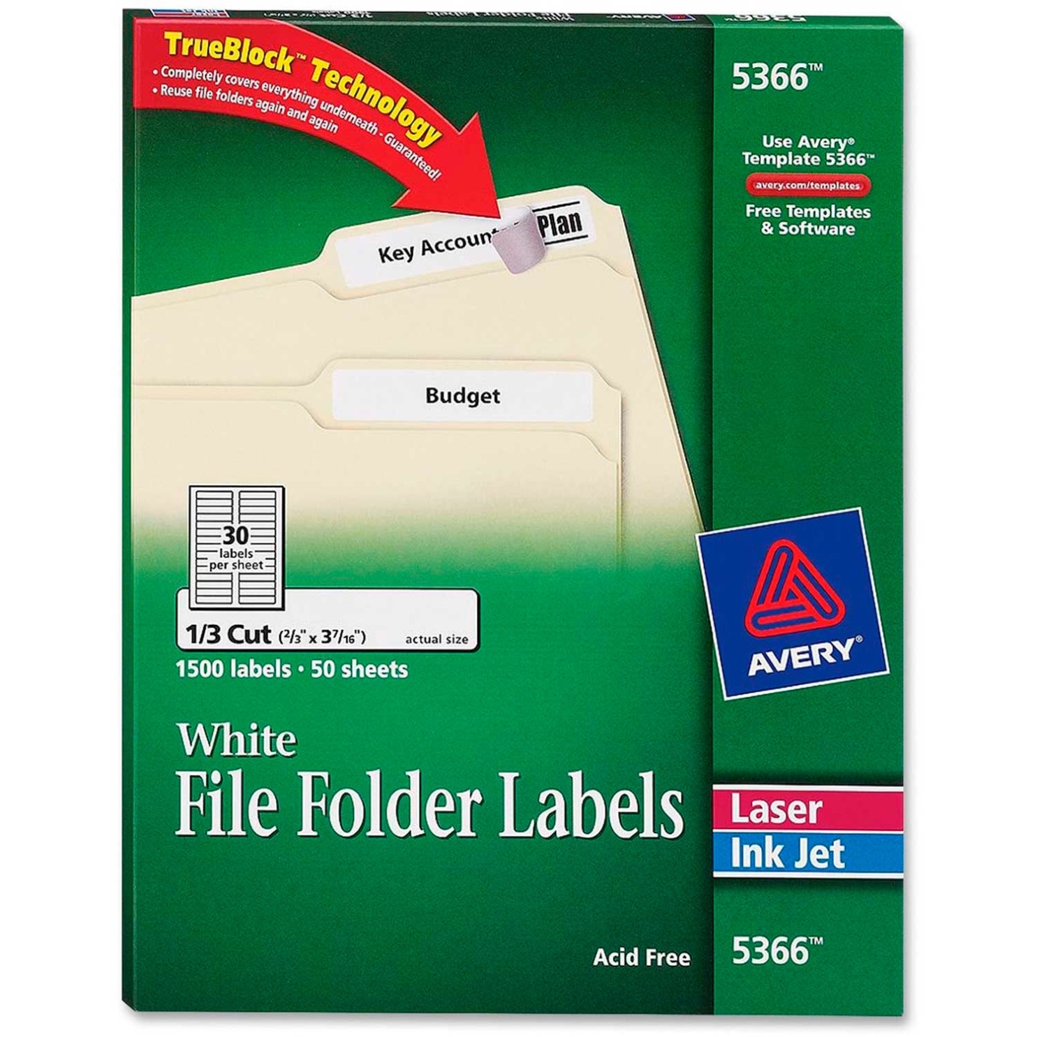 Labels Label Makers Filing Labels Avery 174 Permanent Self Intended For Hanging File Folder Label Template