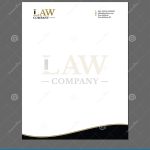 Law Or Attorney Letterhead Template For Print With Logo Stock Vector regarding Letterhead With Logo Template