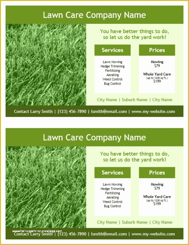 Lawn Care Business Card Templates Free Downloads Of Lawn Care Flyer For Lawn Care Business Cards Templates Free