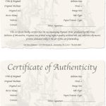 Letter Of Authenticity Template within Letter Of Authenticity Template