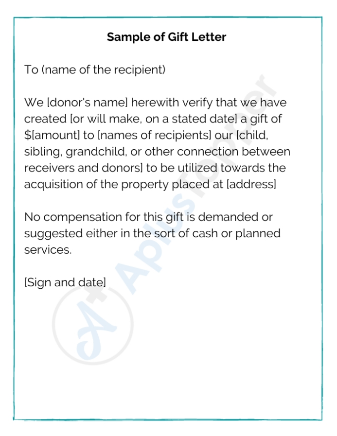 Letter Of Gift Samples | Examples, Format And How To Write Letter Of Pertaining To Bequest Letter Template