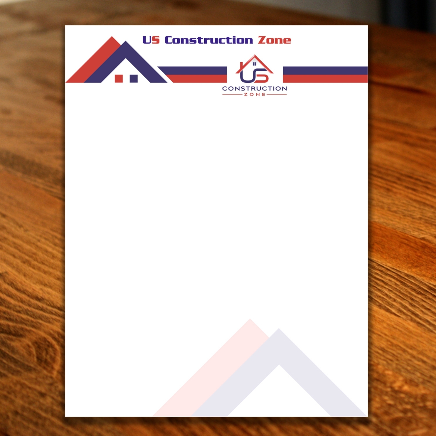 Letterhead Design For Us Construction Zone, Inc. By Ariyapperuma9016 intended for Builders Letterhead Template
