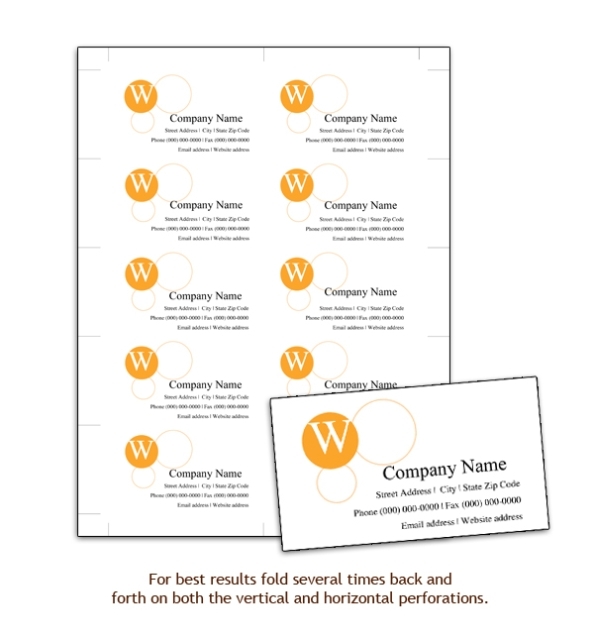 Letters Design Business Card - Southworth Within Southworth Business Card Template