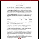 Manufacturing Contract - Free Contract Template (With Sample) within Toll Manufacturing Agreement Template