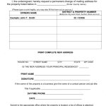 Maryland Address Change Request Form Download Fillable Pdf | Templateroller within Business Change Of Address Template