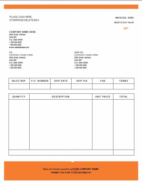 Medical Invoice Template - Free Formats Excel Word With Doctors Invoice Template