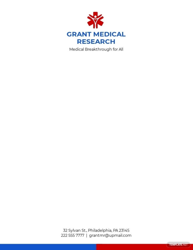 Medical Letterhead Template [Free Jpg] - Illustrator, Indesign, Word in Free Medical Letterhead Template