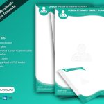 Medical Professionals Letterhead Template | Www.freepsddesign throughout Medical Letterhead Templates