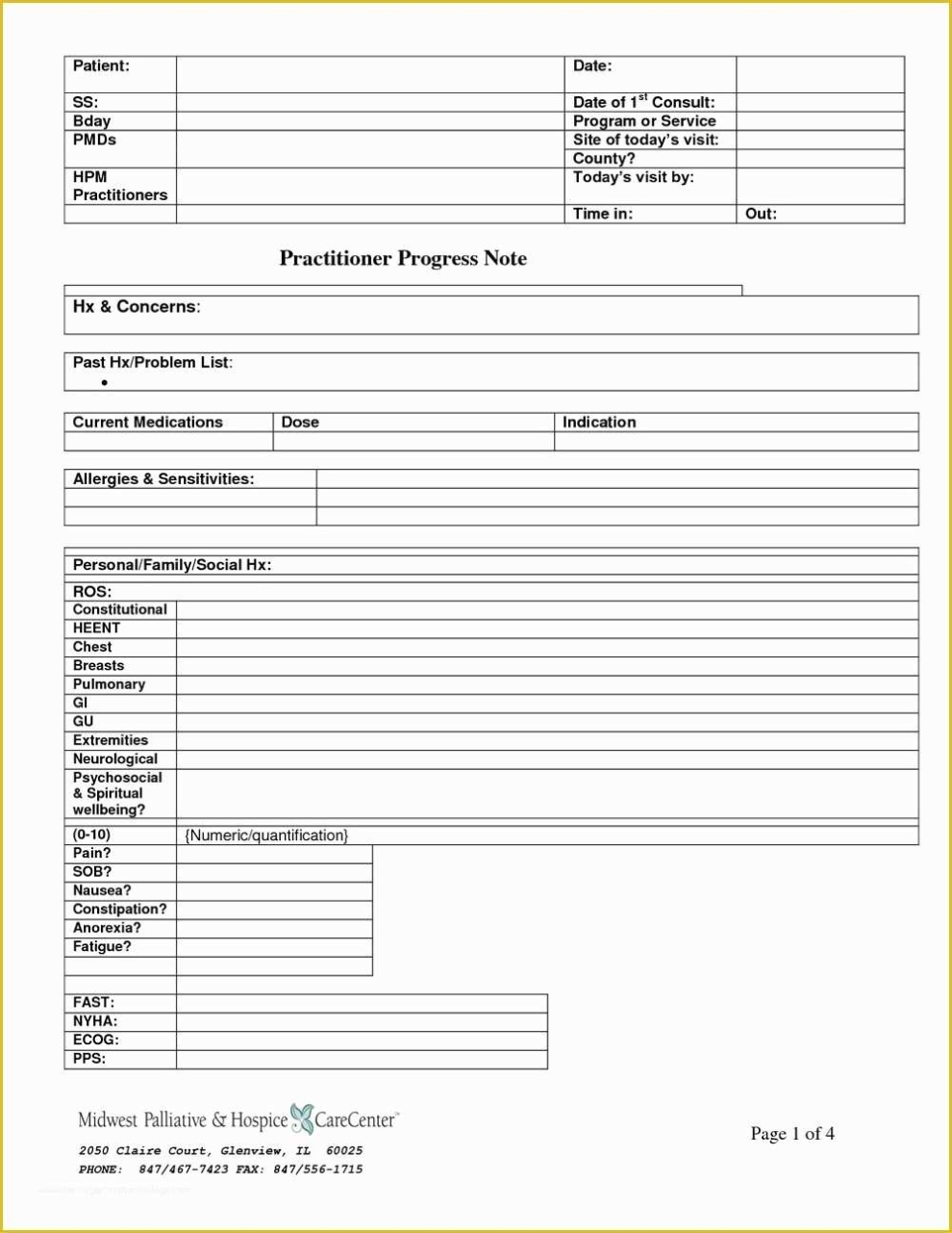 Mental Health Progress Note Template Free Of 10 Best Of Printable With Psychiatric Progress Note Template