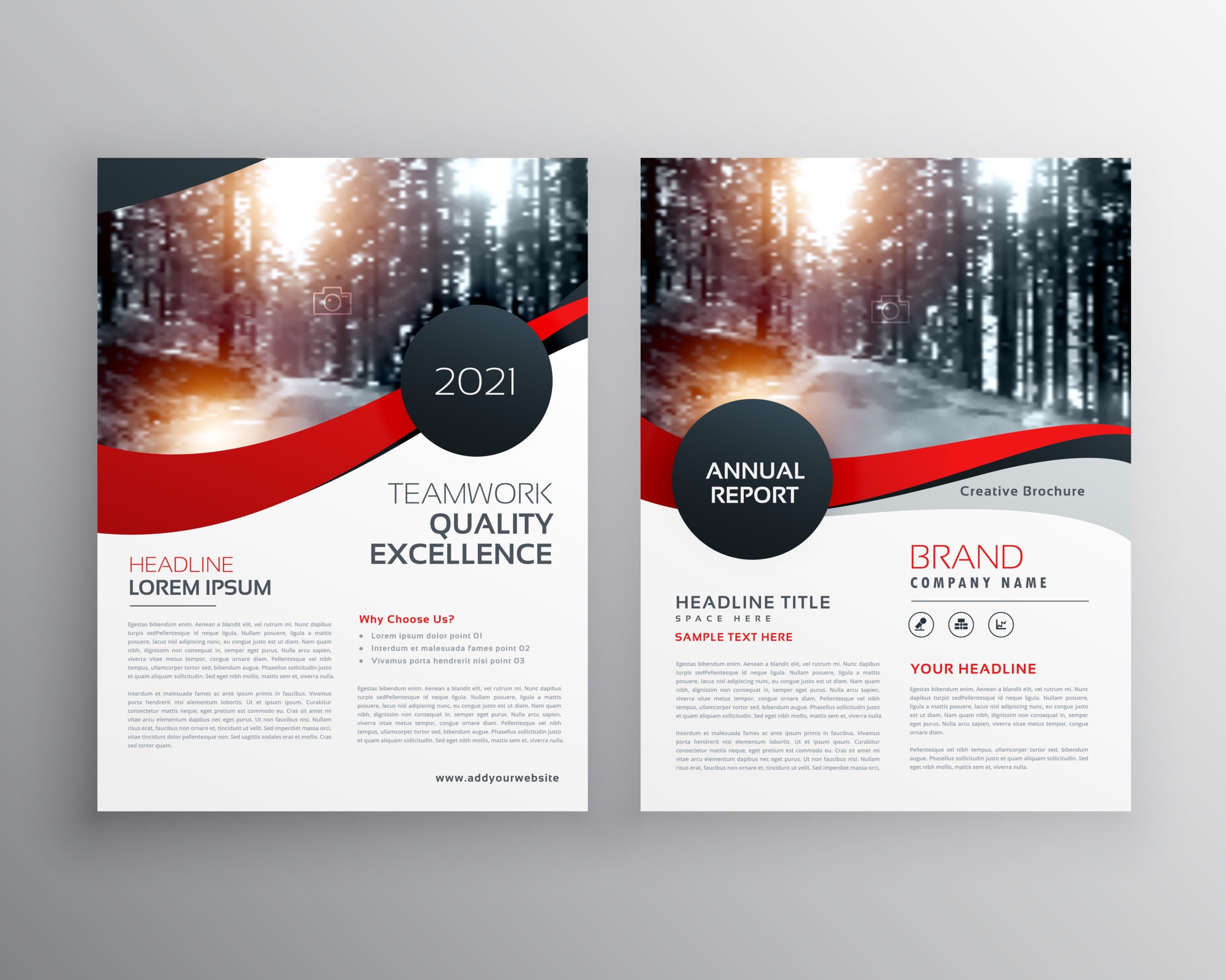 Modern Red Business Flyer Poster Design Template - Download Free Vector Regarding Flyer Template Pages