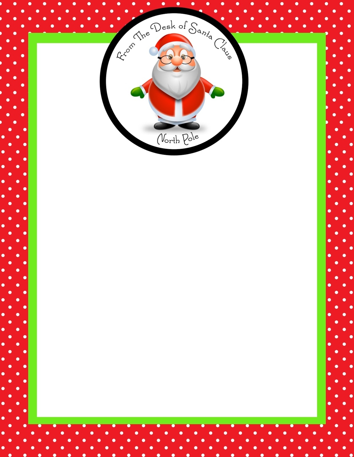 Month Of Joy: The Magic Of A Letter From Santa - Simply Sprout with Free Printable Letter From Santa Template