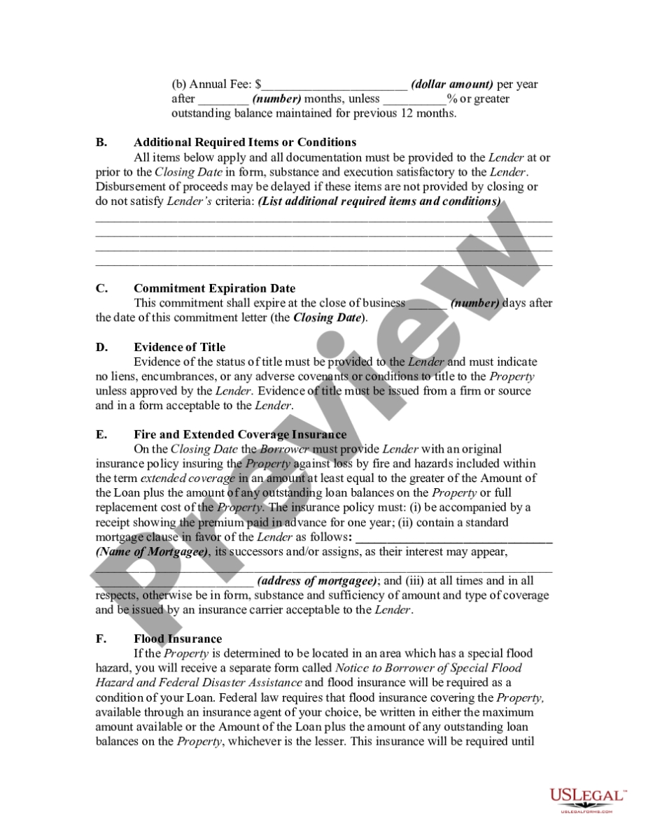 Mortgage Loan Commitment For Home Equity Line Of Credit - Sample Line Throughout Line Of Credit Loan Agreement Template