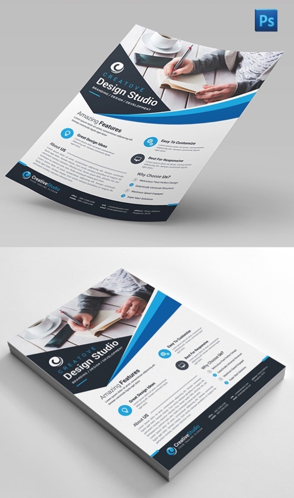 New Creative Business Flyer Templates | Graphics Design | Graphic for New Business Flyer Template Free
